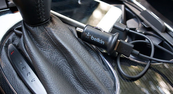 Belkin Micro Car Charger + iPhone 5 Lightning Cable